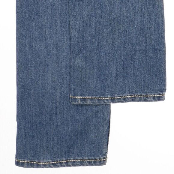 Nine West Jeans Womens 14/31 Annette Embellished Blue Denim Measures 36 x 29.5 - Picture 11 of 12